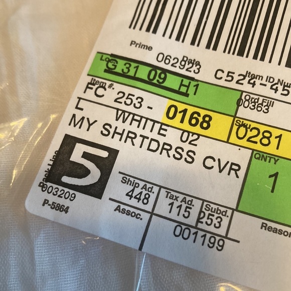 🌸NIP MYNAH Womens Button Down Shirt Swimsuit Cover - size Large - Picture 8 of 9